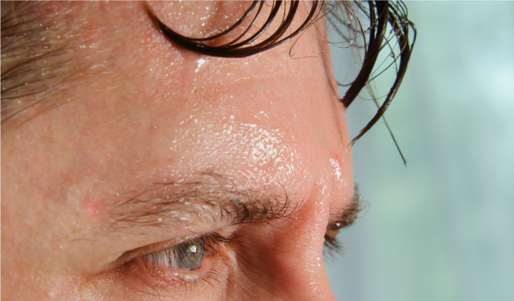 sweating is one of the symptoms of coronary heart disease