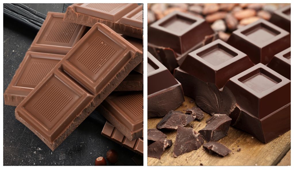 Swap milk chocolate with dark chocolate