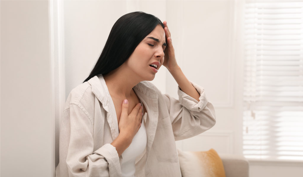 Shortness of breath  is a symptom of heart attack