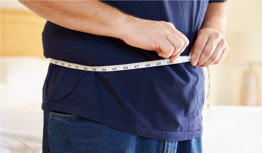 Weight gain is one of the side effects of alcohol consumption