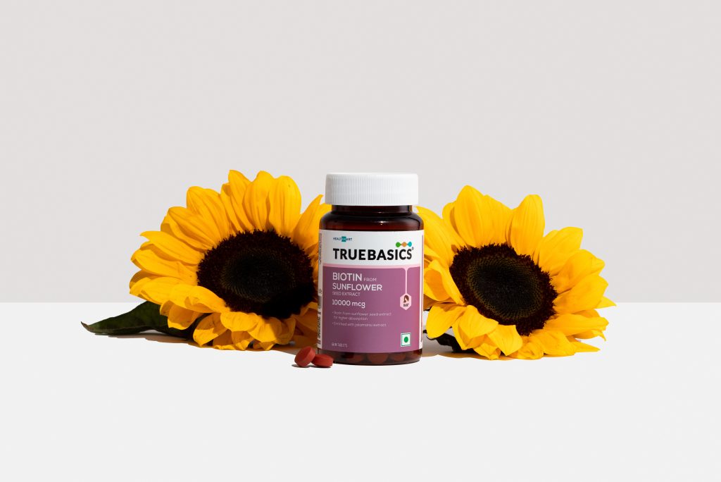 TrueBasics Biotin with Sunflower seed extract