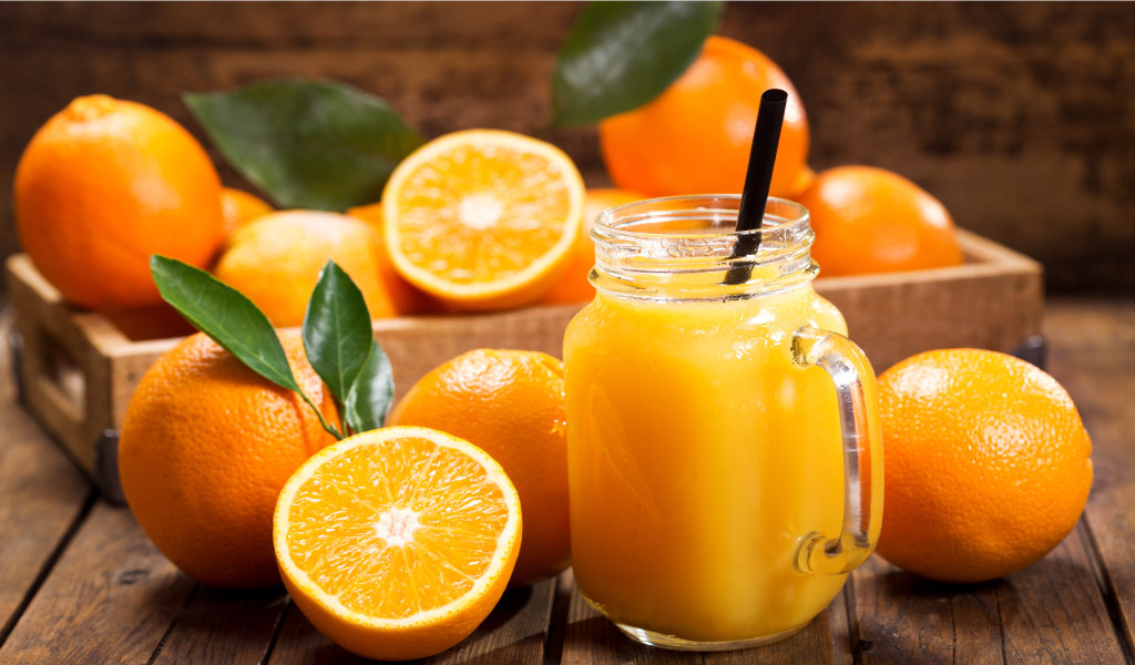orange juice is one of the most healthy juices to drink