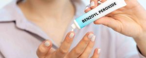 Benzoyl peroxide for skin